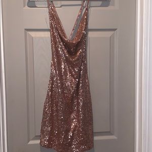 Rose Gold Sequence Dress